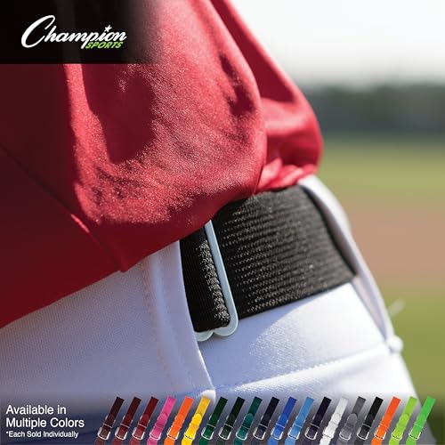 Image of Champion Sports Baseball & Softball Belt - Stretch Fit Uniform Belt for Youth & Adult Players, Multiple Colors