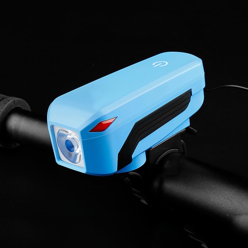 Mountain Bike Headlights1200mah Torcia Elettrica USB Corno di Ricarica T6 Bell Accessori Ciclismo