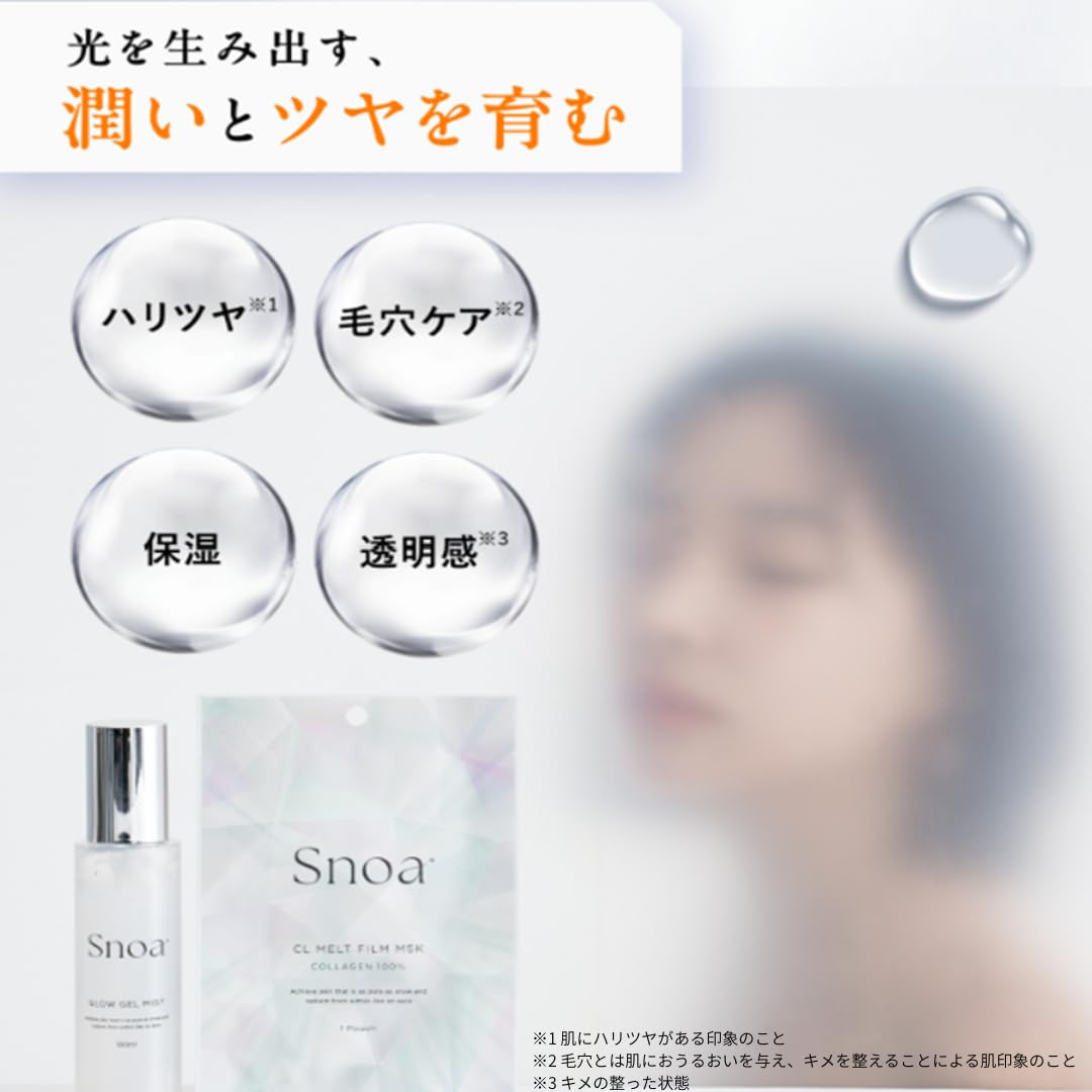 Amazon.co.jp: Snoa Glow Gel Mist with LHA Formulation Lotion (NO.1
