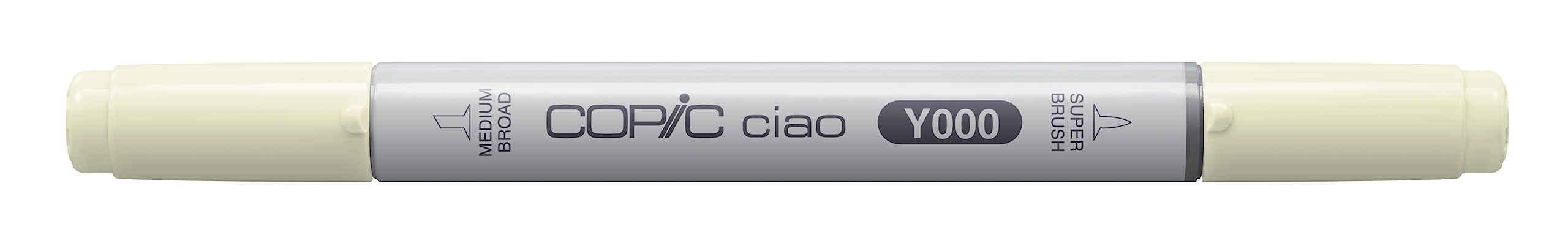 COPIC Ciao Coloured Marker Pen - (Y-000) Pale Lemon, For Art & Crafts, Colouring, Graphics, Highlighter, Design, Anime, Professional & Beginners, Art Supplies & Colouring Books