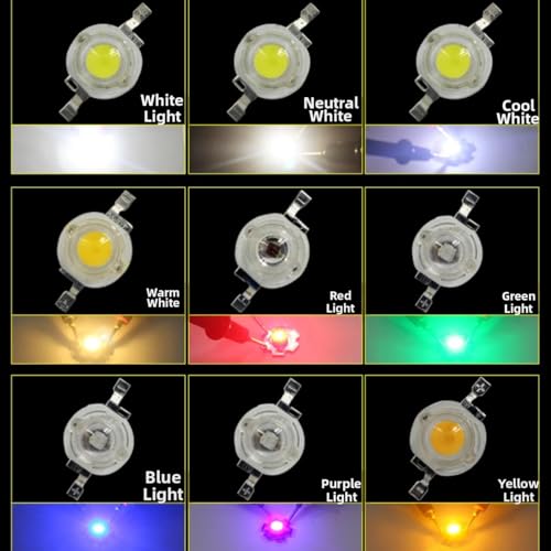 Perle de lampe LED RVB haute puissance 1W pour éclairage intense