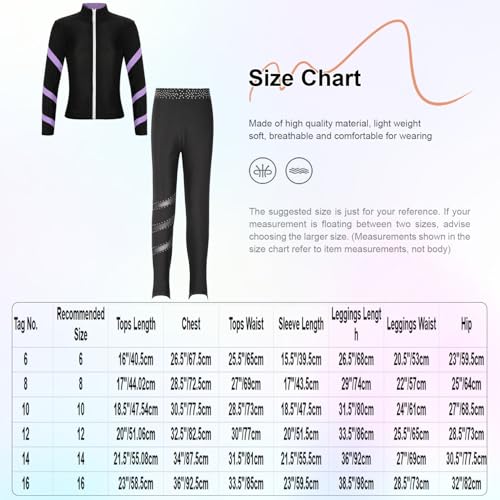 Ensemble jogging pour filles veste zippée et pantalon de sport