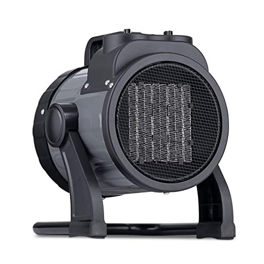 NewAir NGH160GA00, 120V Electric Portable Garage Heater, Heats Up to 160 Square Feet, Black (Renewed)