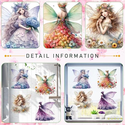 Vinilos decorativos mariposa para pared, 2 piezas removibles miniatura 3