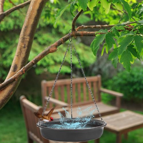 Plaque pour eau ou graines suspendue : la solution pour attirer les oiseaux