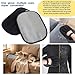 Pet Hair Removal Tool, Electrostatic Pet Hair Removal Gloves,Dog and Cat Hair Remover Grooming Gloves Set for Couch, Clothes, Car, Carpet, Bed, Furniture (1 Pack Black)