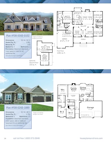 Best-Selling 1-Story Home Plans, 5th Edition: Over 360 Dream-Home Plans in Full Color (Creative Homeowner) Craftsman, Country, Contemporary, and Traditional Designs with More Than 250 Color Photos - Image 3