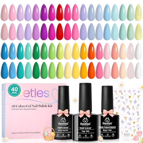 beetles Pastel Easter Gel Polish Set - Petal Symphony Collection,