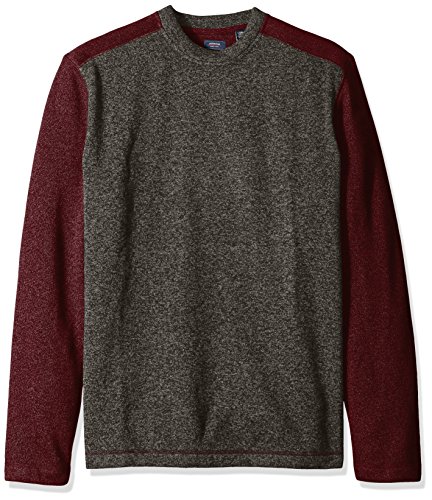 Arrow Men's Big and Tall Colorblock Crew Sweater Fleece