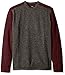 Arrow Men's Big and Tall Colorblock Crew Sweater Fleece