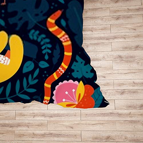 Housse de couette toucan parure de lit infroissable pour lit double - 6