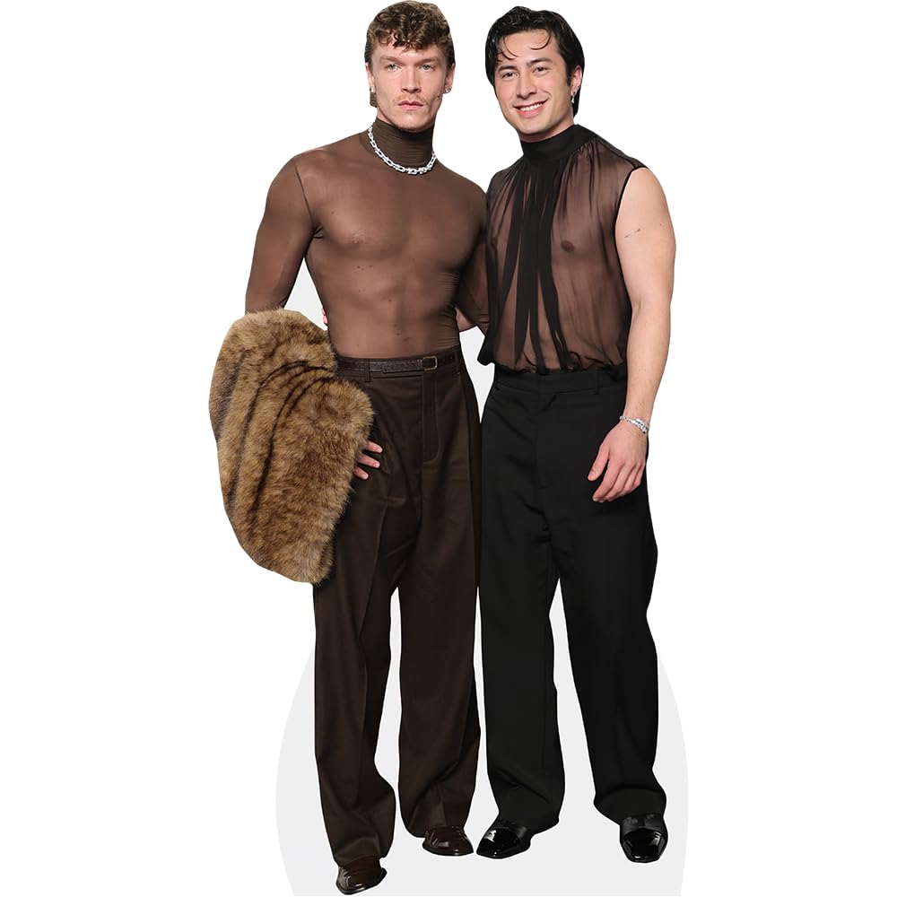 Celebrity Cutouts Lifelike Hudson Williams And Connor Storrie (Duo 2) Mini Celebrity Cutout