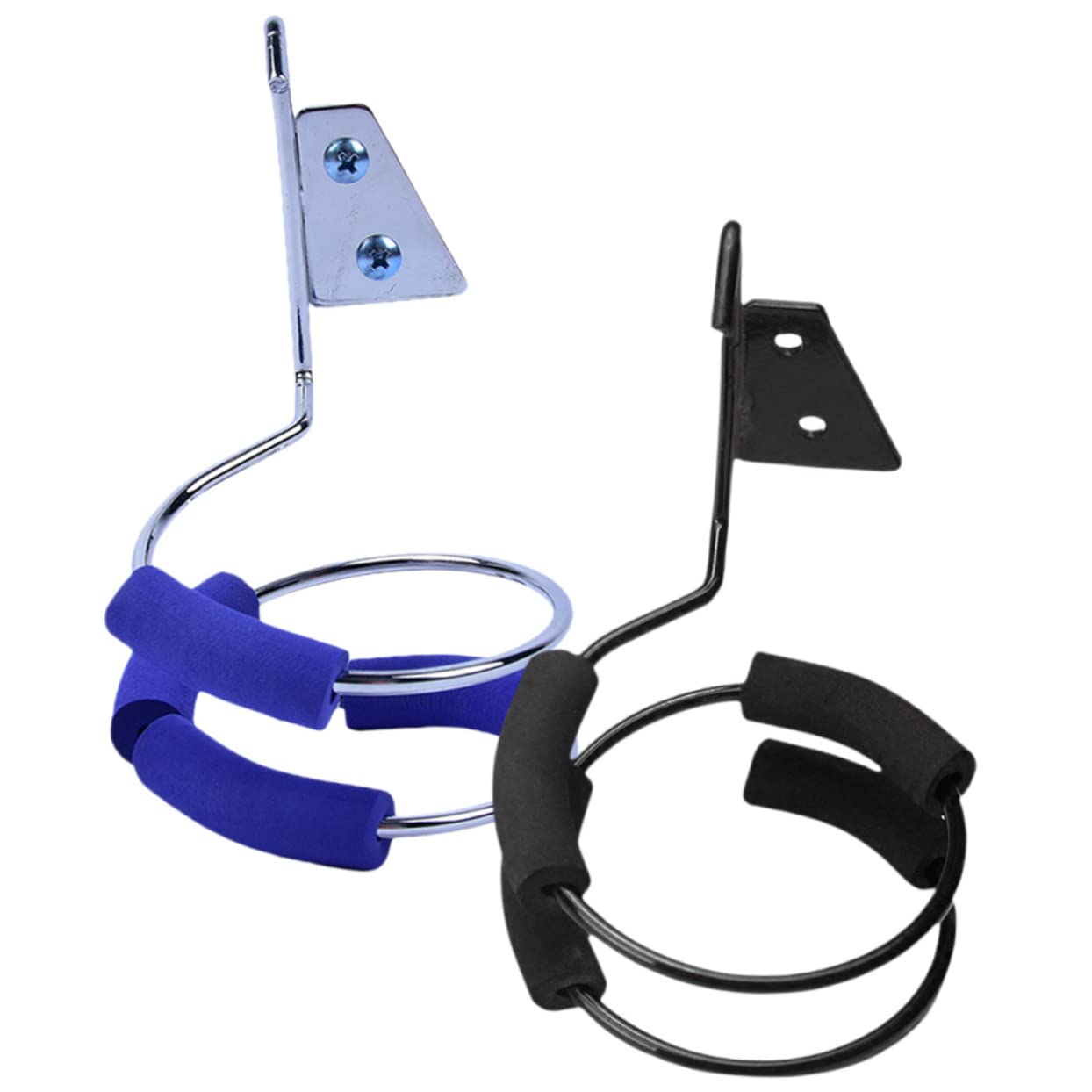 BESTYASH 3 Sätze Haartrocknerhalter Lockenwickler Fönständer Fönhalter Für Bad Friseurregal Föhn Unterstützung Haartrockner-organizer Hängeregal Rostfreier Stahl 2 Stück * 3