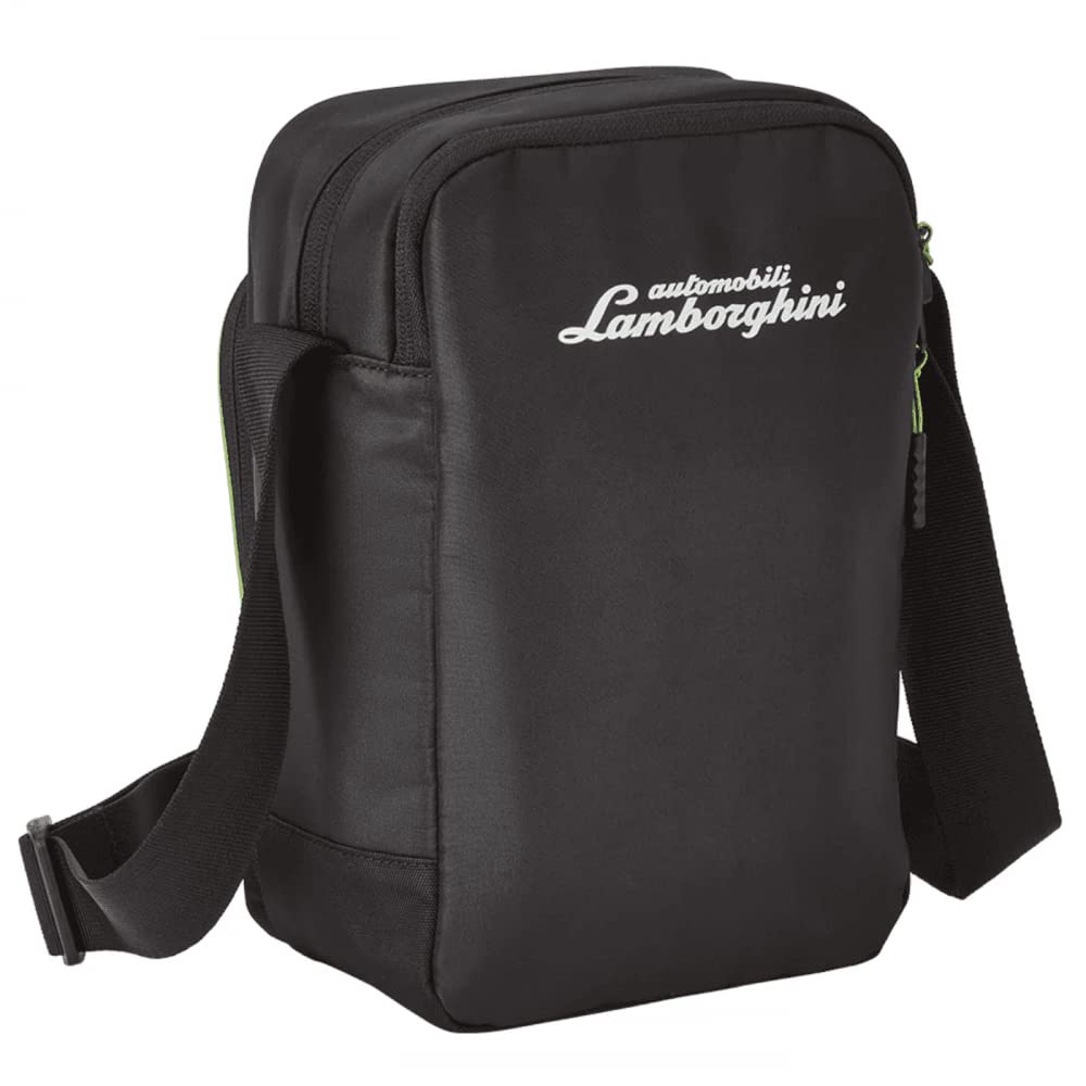 Bolsa portátil Lamborghini: Hombre, Negra, Portátil, Satchel
