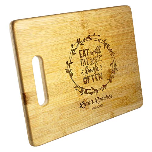 Personalized Cutting Board for Wedding, Housewarming, Couples Gifts | Multiple Sizes | Kitchen