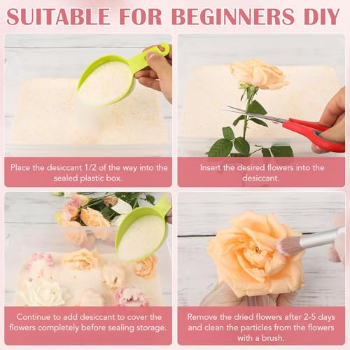 Image of VOISEN Silica Gel Flower Drying, 8LBS Flower Drying Silica Gel Crystals
