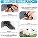CONJURAIDE 12 Stück Planenspanner, Schwarz Planenclips Planenbefestigung Tarp Planen Zeltplanen Clips Kunststoff Sonnensegel Klemmen Planenklammern für Poolplane Banner Sonnensegel