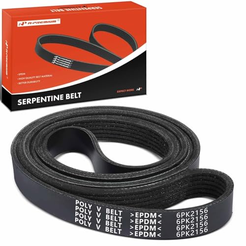 A-Premium 84.89 Inch Serpentine Belt Compatible with Subaru, Ford, Mercedes-Benz, Cadillac, Buick, Chevy, Olds, Mercury & Mack Cars - Impreza, XV Crosstrek, Taurus, Windstar, C220, CTS & More