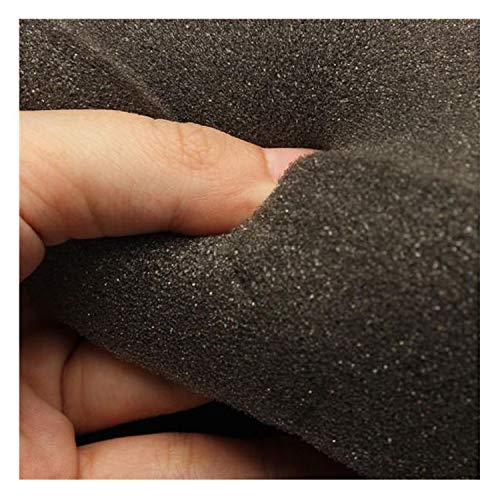 Aktrading Co. Certipur-Us Certified Charcoal Rubber Foam Sheet Cushion (Seat Replacement, Upholstery Sheet, Foam Padding, Acoustic Foam Sheet) - 1"H X 24"W X 72"L #TOP4