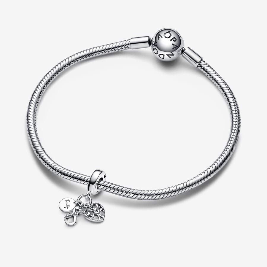 Pandora Family Infinity Triple Dangle Charm - Compatible Moments Bracelets - Jewelry for Women - Gift for Women in Your Life - Made with Sterling Silver & Cubic Zirconia4