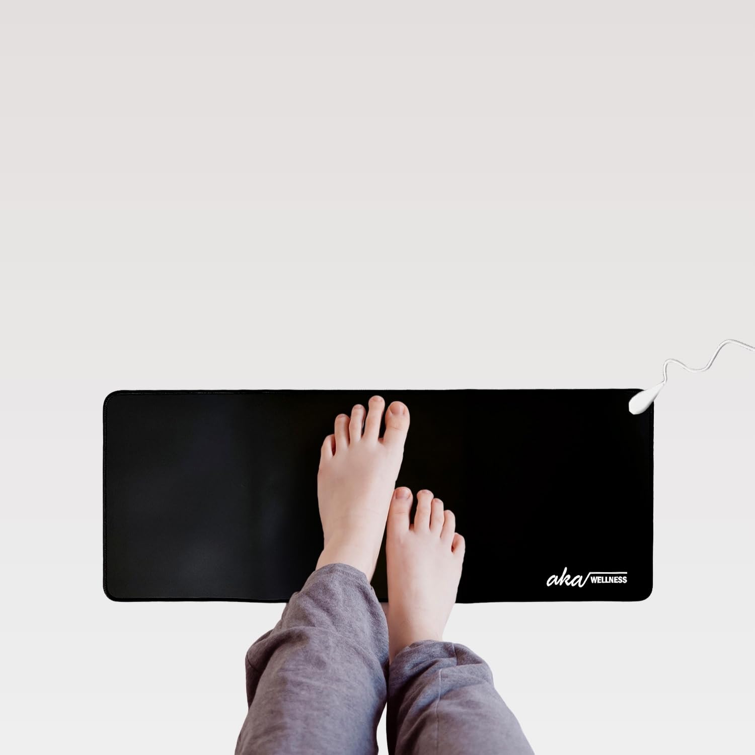 Earth Grounding Mat - Improve Sleep, Anxiety, Pain, Inflammation, Headache Relief - Black Conductive Material