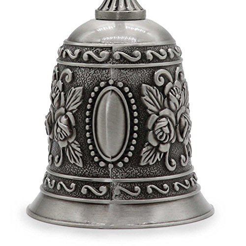 Aveson Hand Bell, Metal Call Bell Alarm Hand Held Service Call Bell Desktop Bell Tea Dinner Bell Game Bell, Christams Bell, Tin Color #TOP2