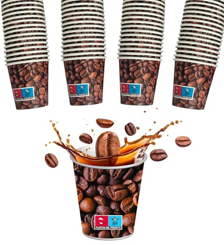 SWEEPING,1000 Bicchierini Caffè monouso,tazzine caffe in carta da 75ml