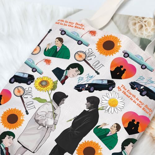 G2TUP Parker Tote Bag Daisy & Sunflower Gift The Earth is My Body My Head Is In The Stars Shoulder Bag Glaucus Merch4