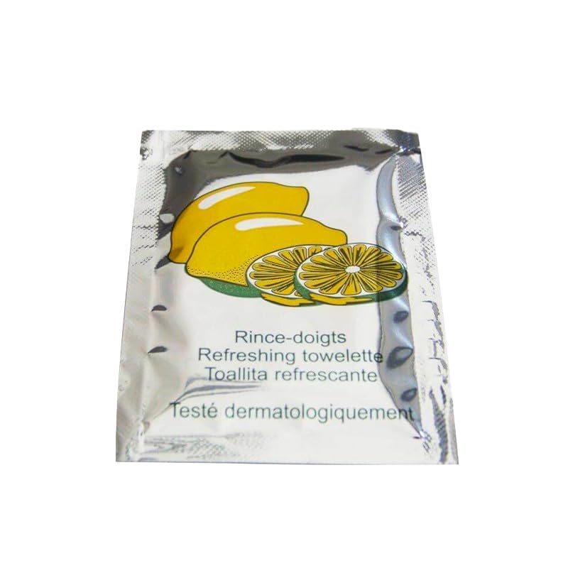 Lingettes Rince Doigts Citron - Distributeurs Savons et Papiers - La