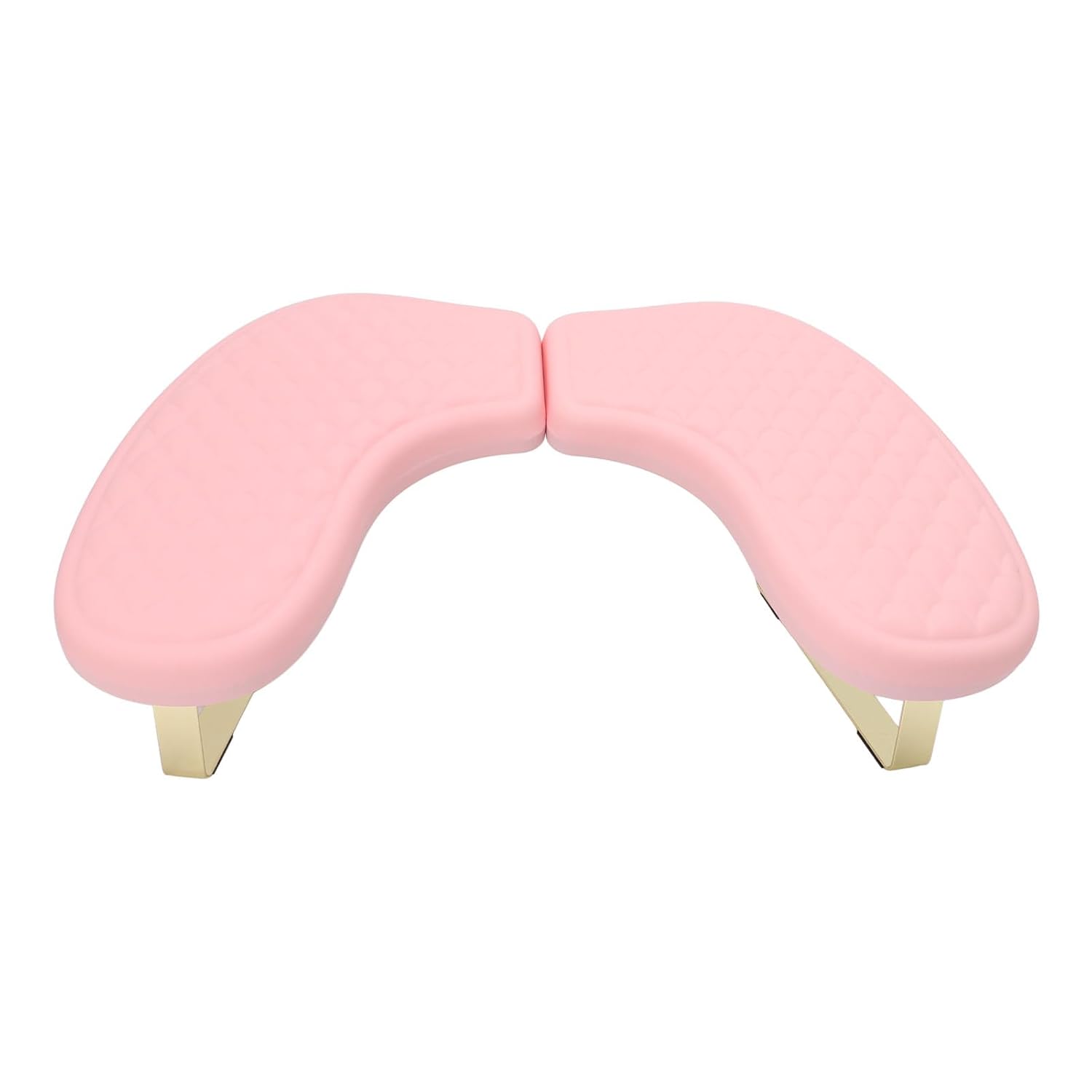 MRSTORY Nail Arm Rest Manicure Hand Pillow Soft PU Comfortable Anti Slip Stainless Steel Bracket Support for Nail Salon Techs 2 Pcs