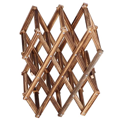 Soporte Plegable de Madera para 10 Botellas de Vino miniatura 2