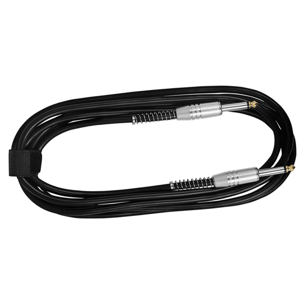 Toddmomy Bass Guitar Audio Cable 10m Length Spring-Loaded 6.35mm Connector for Live Performances