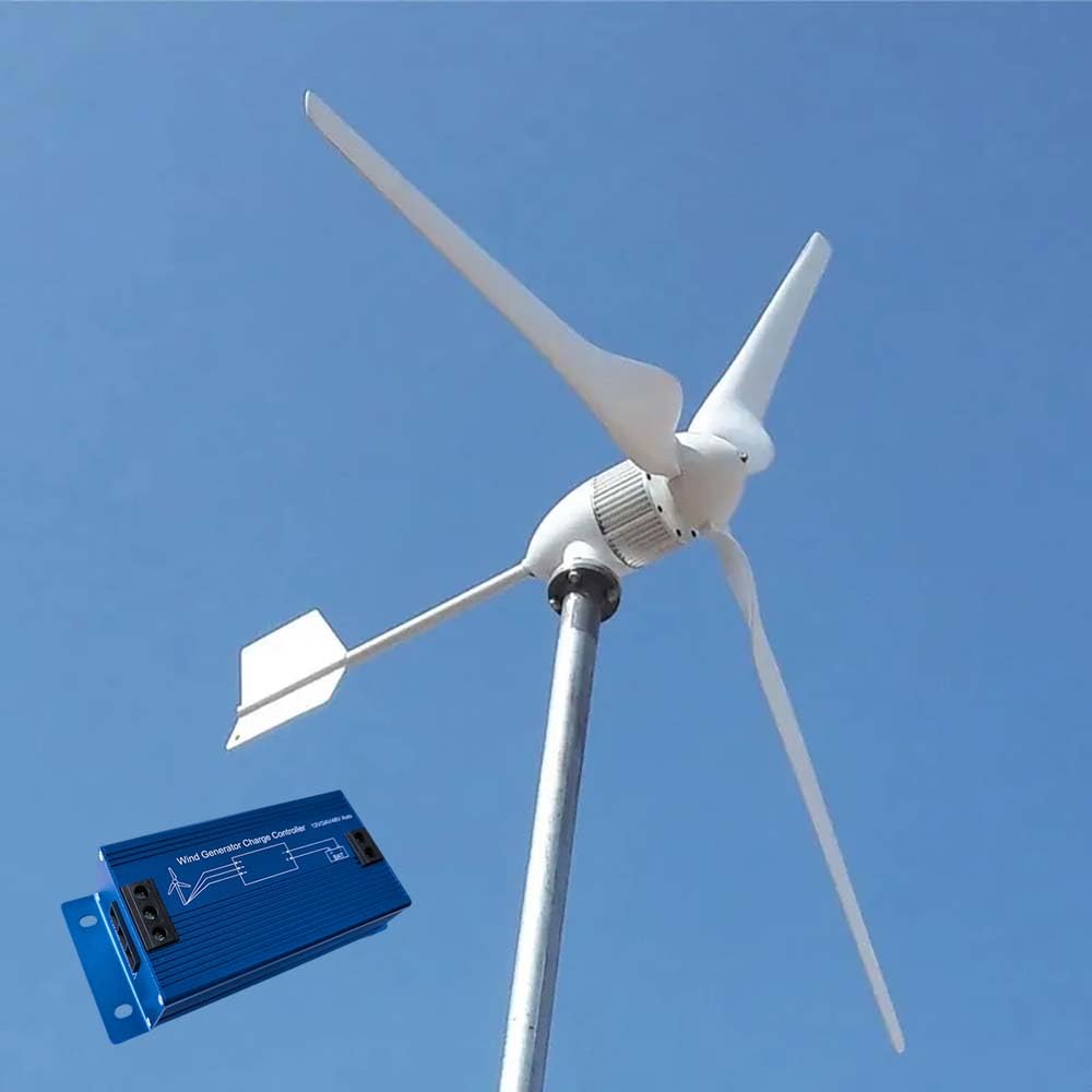 5000W 3 Phasen Windkraftanlage Windgenerator Windräder & MPPT Laderegler