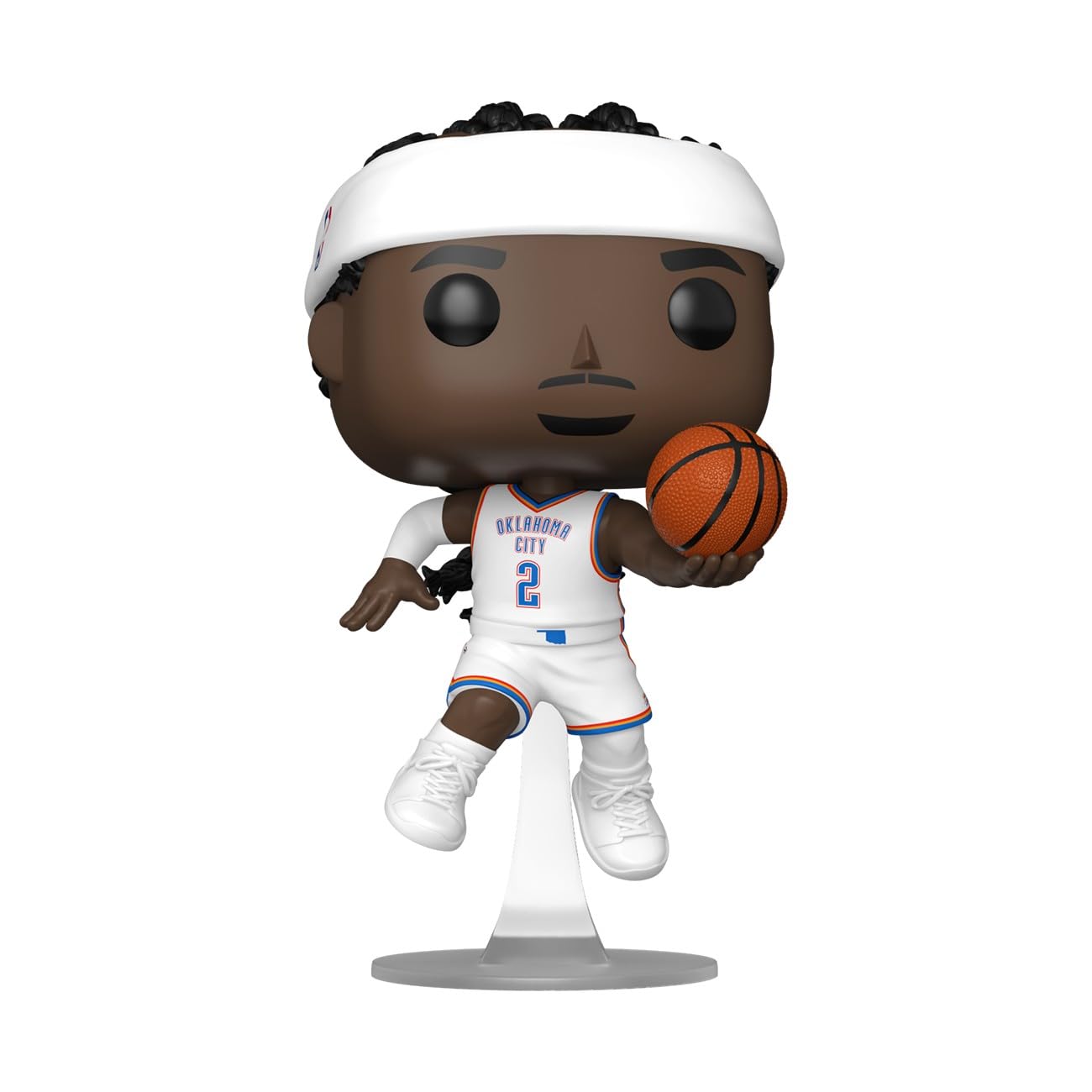 Funko Pop! NBA: Thunder, Shai Gilgeous-Alexander, SG-A, (Home), NBA Players, Collectable Vinyl Figure, Gift Idea - Image 2