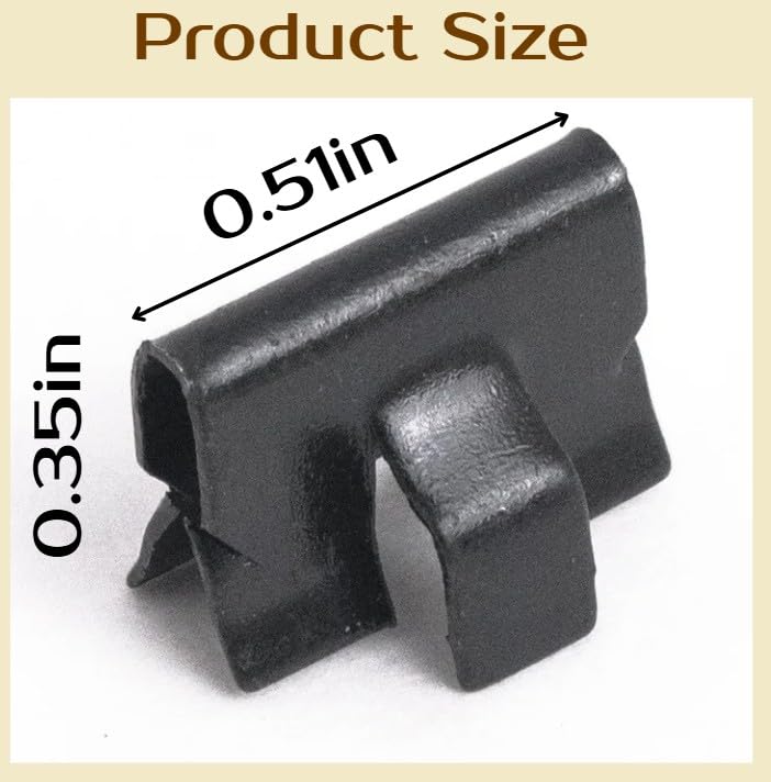 Sujeta tus paneles con estos clips universales para salpicadero de coche y puertas, 10 uds 3