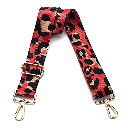 Image of Purse Strap Gold Hardware Replacement Crossbody Bag Strap, Wide Adjustable Shoulder Strap