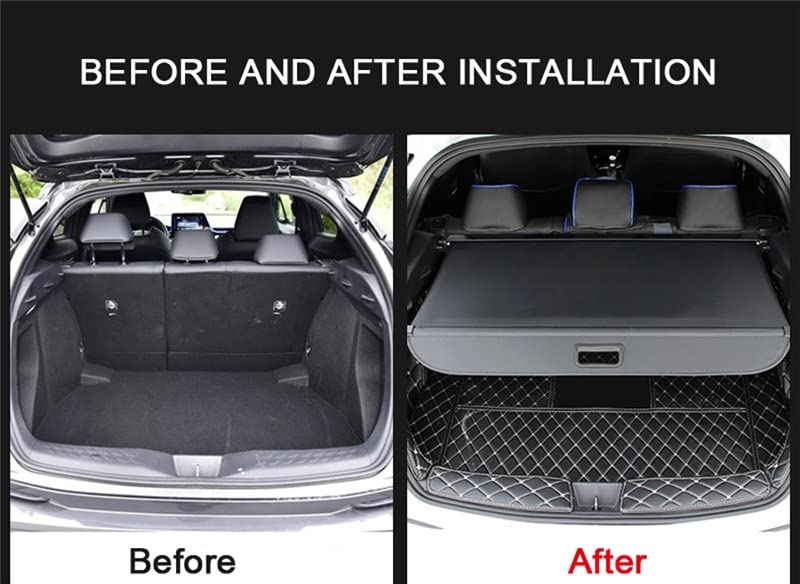 Cubierta de maletero para Toyota C-HR, evita miradas y protege tus maletas del sol 7