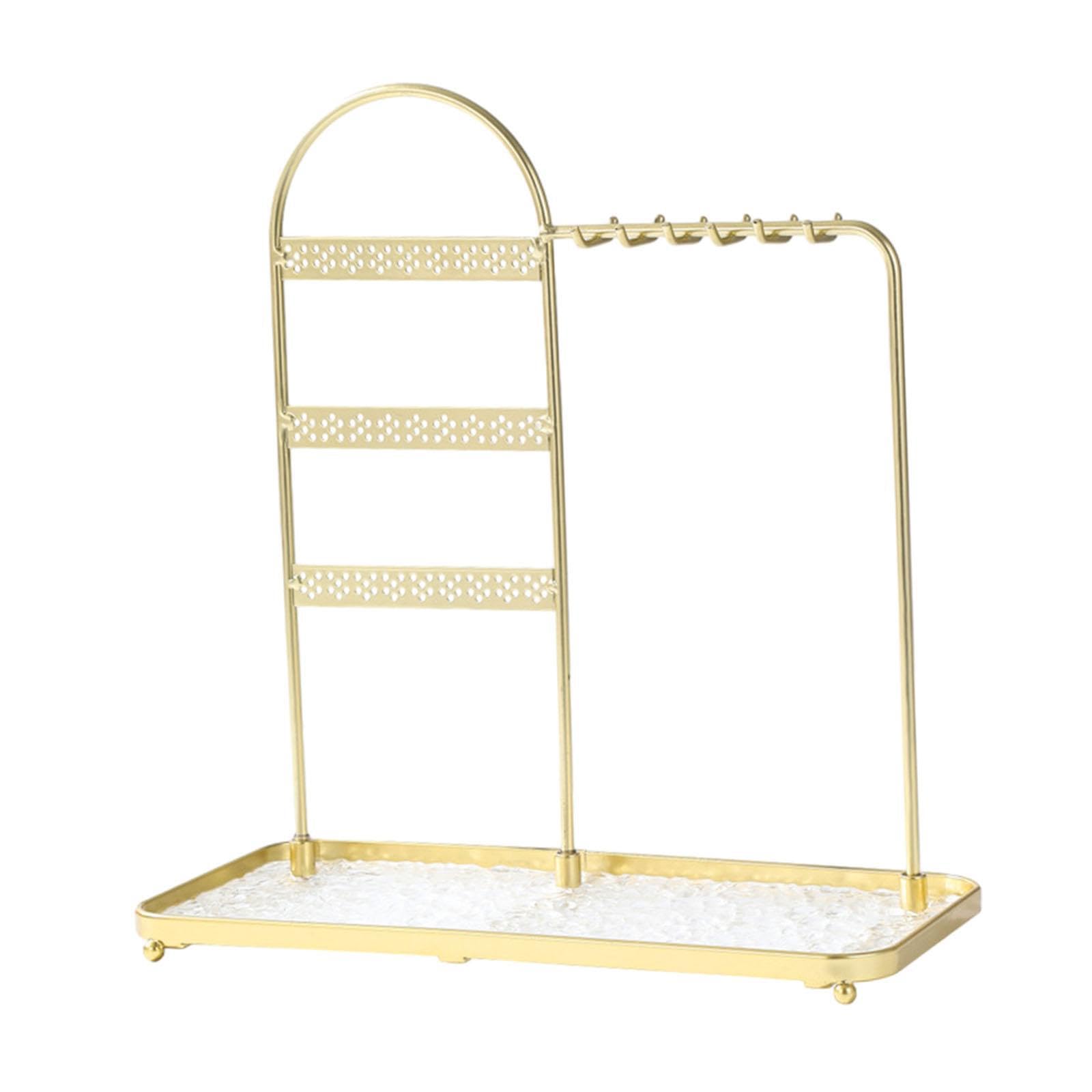 YIXANNX Jewelry Storage Rack With Detachable Jewelry Hanger Organizer For Necklaces And Bracelets Size Of 30cmx13.5cmx33cm/11.81inch X 5.31inch X 12.99inch
