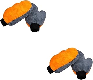 ERINGOGO 2 Pçs Par Luva De Lavagem De Carro Luvas De Lavagem De Carro Luvas De Lavagem Para Luvas De Lavagem De Carro Para Limpeza Luvas Automotivas Suprimentos De Limpeza Para Carros