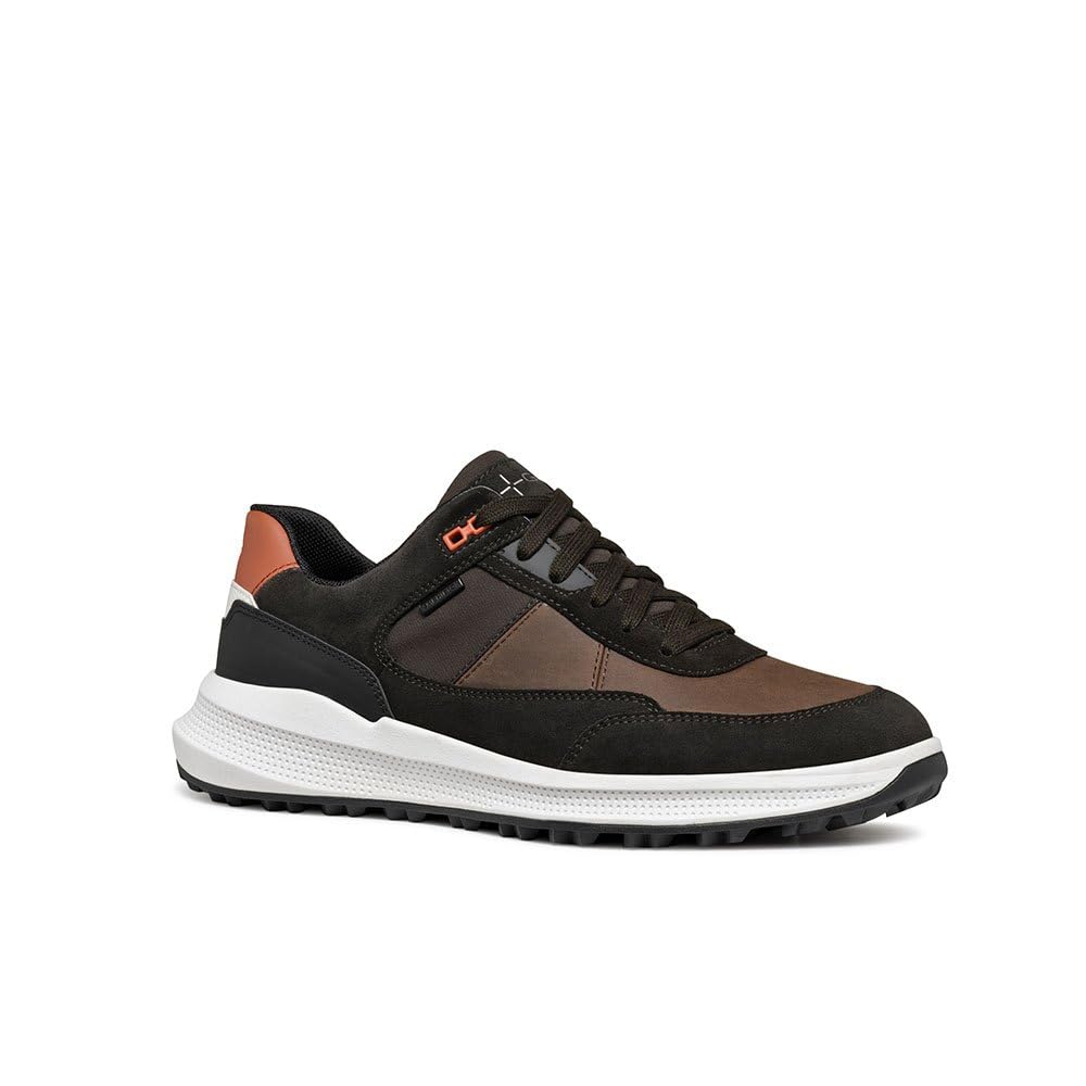 Geox Men's U Pg1x B ABX ASneaker, Dk Coffee, 8 UK