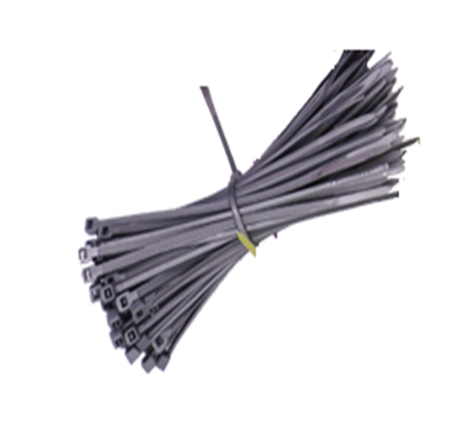Nylon Cable Tie Buckle， Self Locking Nylon Cable Ties 20 Pcs 3x150mm Multicolor(Grey)