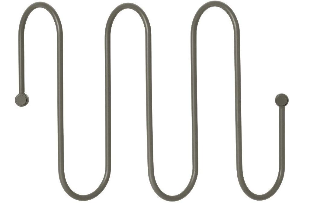 Patère Curl Blomus M vert foncé fini les vêtements qui glissent