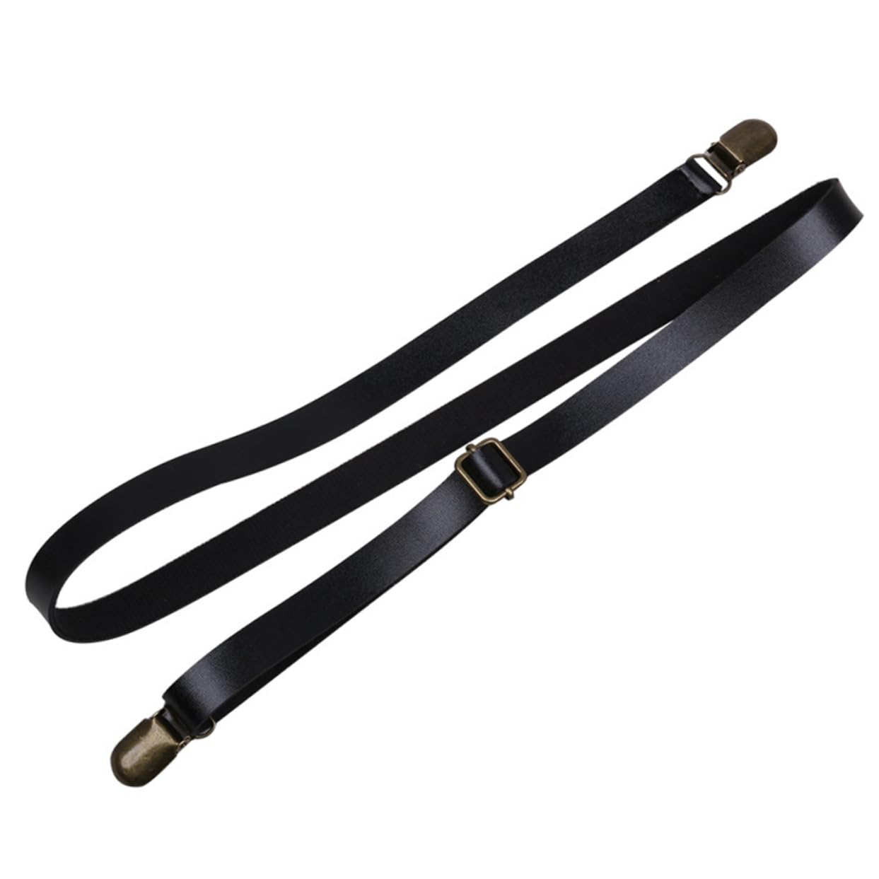 Holibanna Adjustable Elastic Braces for Pants 2pcs Suspenders Straps Non Pu Leather for Straps Pants