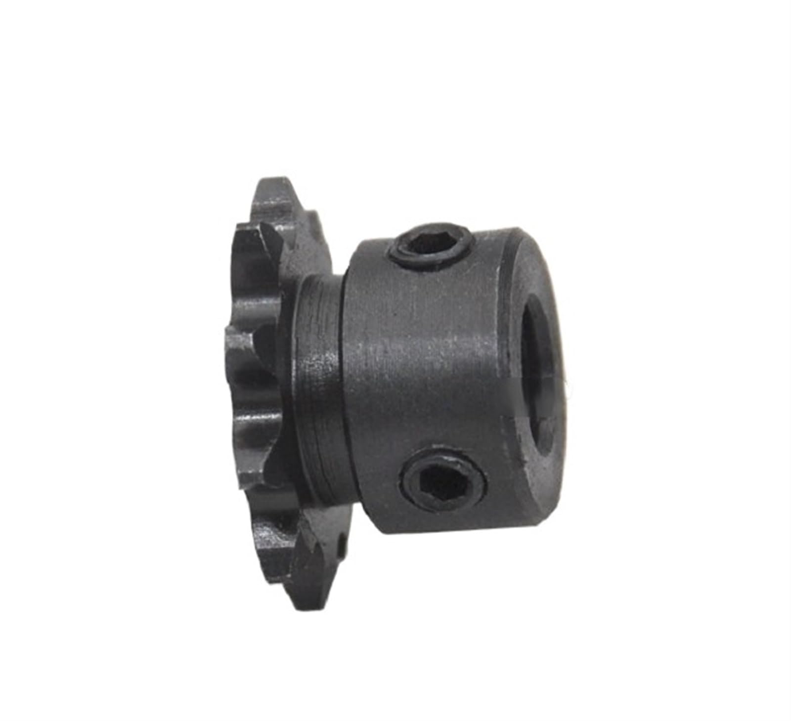 Bevel Gear Pinion Hardware Mechanical 1pcs 04C Chain Gear Steel 10T Teeth Large Step Bore 5/6/8/10mm Industrial Sprocket Wheel with Top Wire(6mm)