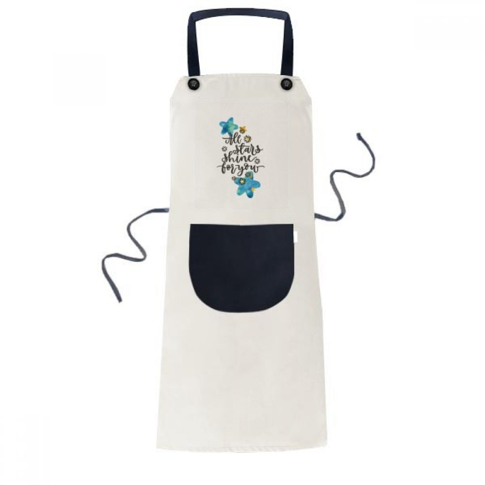 Tablier de cuisine beige haut de gamme bavoir à motif graphique et poche