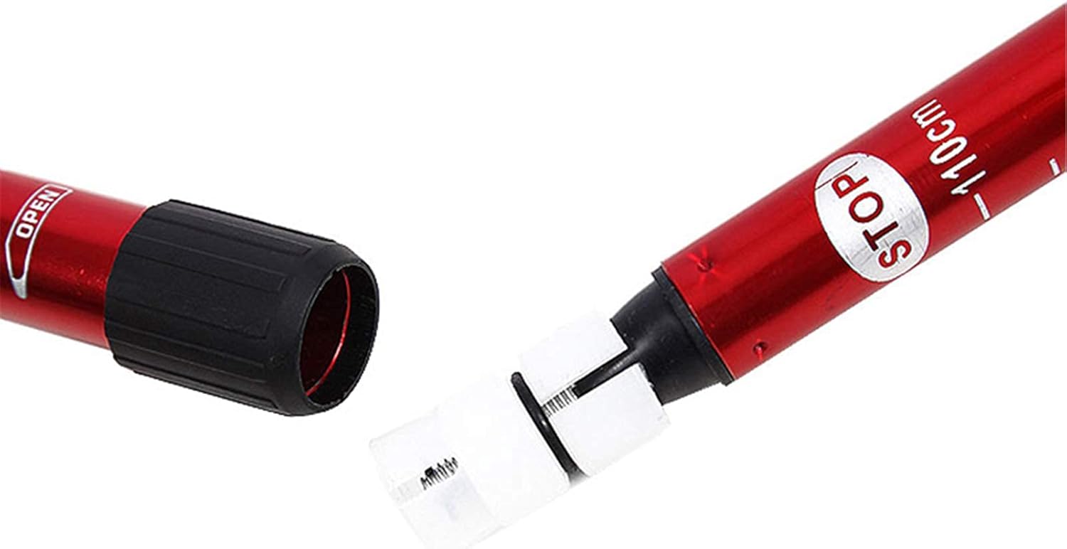 Trekking Pole, Telescopic Adjustable Hiking Trekking Pole, Soft and Comfortable Handle, Strong Grip and Non-Slip Tip, Suitable for Hiking, Climbing and Camping (Blue)