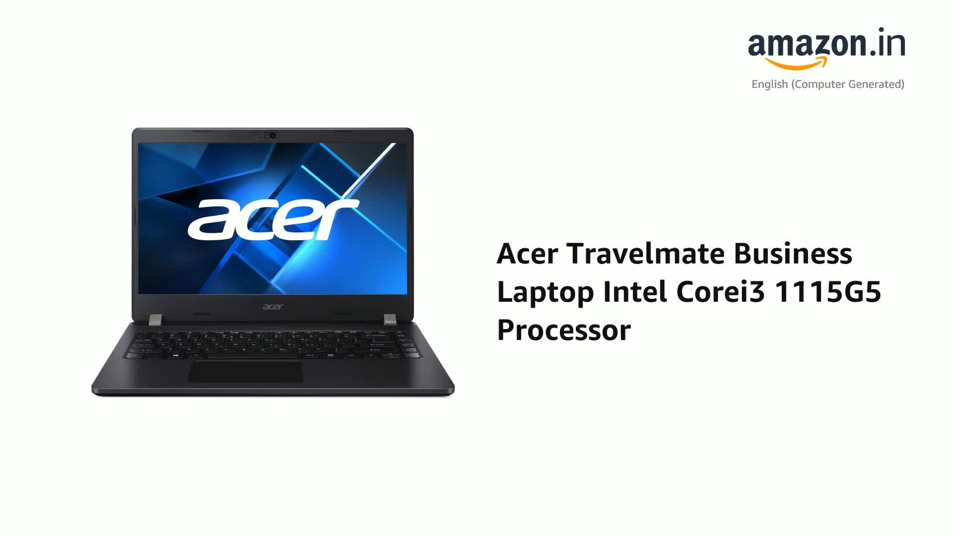 acer Travelmate Business Laptop Intel Corei3 1115G5 Processor (8GB
