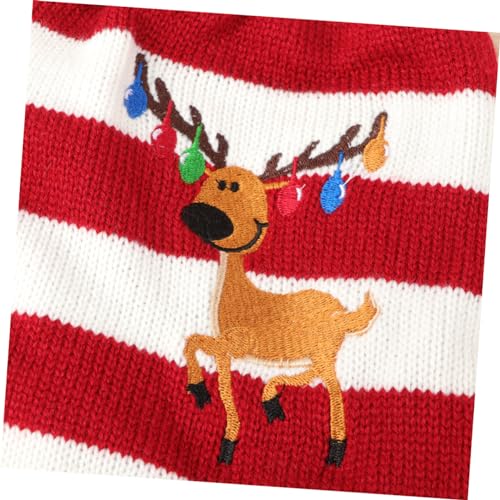 Vêtements pour chiots et pull pour animaux de compagnie de Noël BESPORTBLE 3 pièces - 5