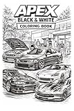Apex black and white: coloring book
