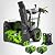 EGO SNT2416 56-Volt 24" Self-Propelled 2-Stage XP Snow Blower with Peak Power™, (2) 10.0Ah Batteries and Dual Port Charger Included